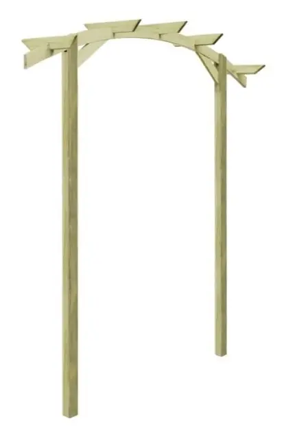Wei Garden Pergola 180x210x40 cm Impregnerad furu # 0
