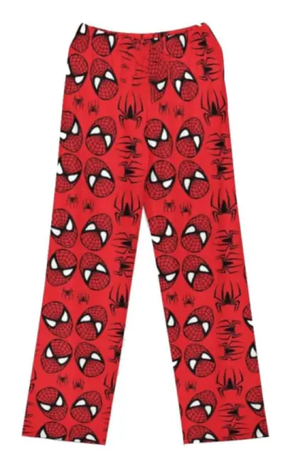 Spider-man bomull Lös pyjamasbyxor Kvinnor Pyjamas Långbyxor Kvinnor Män Tecknade Sovbyxor Casual Girls L