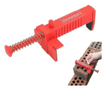 Brick Line Clips - Tegelverktyg med halkfritt nät | 8-10 cm tegelfoder med fast kabelspår, klämma Murverk Trådlåda Utjämning Mätverktyg Present