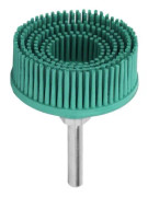 HURRISE Bristle Disc Borste 2 Inch Bristle Disc Gummi Emery Slipmedel Polering Slipskiva Borste för