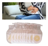 HURRISE Dränerbara stomipåsar Paket med 20 kolostomipåsar, dränerbara stomipåsar i ett stycke för vård av bidéverktyg