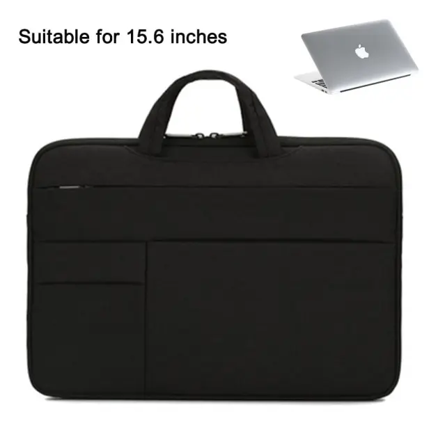 Lätt och vattentät 13,3/15,6 tums case Laptopväska med axelrem Laptopväska