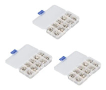 HURRISE Broschknapp 150st Broschknapp DIY Hantverk Osynlighets Anti-exponering sybehörstyg Runt med strass