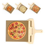 Pizza Smart Slider, Sliding Magic Pizza Peel Slider, Pizza Paddle med handtag - Sliding Pizza Peel Slide i påsar