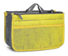 Organizer Insert Bag Dam Nylon Rese Insert Organizer Handväska Handväska Stor kosmetisk väska