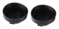 2 st 90mm Svarta Gummikåpor för Bil LED-Strålkastare Dammtät Vattentät