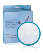 Badskydd lång armadult lång arm 60 cm lång PP-lim silikonmaterial (blå PVC-cirkel) (anpassad förpackning och frakt)