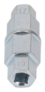 Sexkantsverktyg för motorcykel Dedikerad framhjulsspindelborttagningsnyckel 17 19 22 24mm Silver