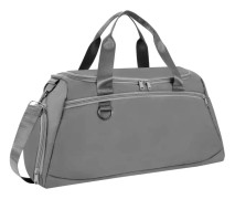 Sportväska Gym Bag, Cloudgree Resväska för Sport, Gym och Weekendresa, Vattentät Resväska med Fack för Skor och Blöta Kläder grey