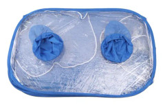Svamp Odlingstält Still Air Box Bärbar Vikbar PVC 2 Armportar Svamp Odling Behållare för Studier Forskning