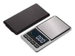 Elektronisk våg 500g * 0,1g Mini digital fickvåg Smart Weigh Miniatyr med bakgrundsbelyst LCD-display för smycken