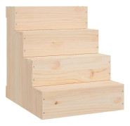 Husdjurstrappa 40x49x47 cm massiv furu