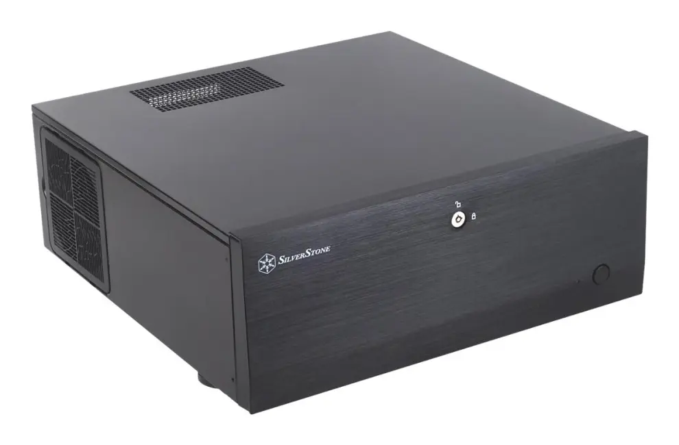 SilverStone Grandia GD07 - Chassi - Desktop Modell - Svart