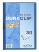 Klämmapp DURABLE Duraclip A4 Blå, 30 blad