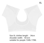 Underarm Sweat Pads T-shirt Kvinnor Armhåla Form Återanvändbara Sweat Pads Tvättbara[HkkK]