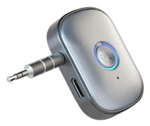 Bluetooth 5.3 Högkvalitativt ljud Ultra lång standby Handsfree-samtal AUX-gränssnitt Bluetooth-mottagare FAN0543 (Silver)