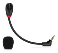 Ersättningsmikrofon för spel 3,5 mm för Kingston HyperX Cloud Flight / Flight S Gaming Headset Tillbehör Svart 15 cm mikrofon