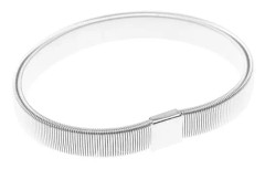 Armband för Män, Skjortärmhållare, Metallarmband, Håller Silver