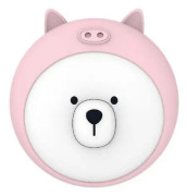 Mini elektrisk smart handvärmare, USB mobil powerbank (rosa)