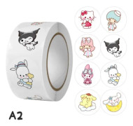 Rulle med nya Sanrio-klistermärken e Cartoon e Children Reward A2