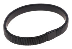 Armband för Män, Skjorta Ärmhållare, Metallarmband, Svart