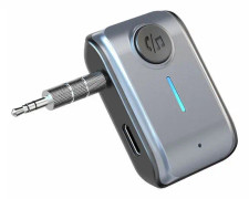 Interface Bluetooth-mottagare Bluetooth 5.3 Högkvalitativt ljud Ultra lång standby Handsfree-samtal AUX (Silver)