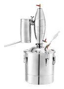 Beer Distiller, 50, Manuell, Rostfritt Stål, Silver