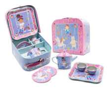 FLOSS ROCK Rainbow Fairy 7pc Tin Tea Set - 45P6498