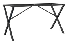 vidaXL Bordsben för matbord X-ram 140x60x73 cm gjutjärn