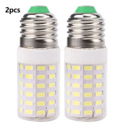 2-pack E27 7W 5730smd 66LED AC100-265V LED-majslampor för hem, sovrum, kök