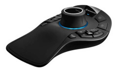 3Dconnexion SpaceMouse Pro Wireless - Bluetooth Edition - 3D-mus - ergonomisk - 15 knappar - trådlös - 2.4 GHz, Bluetooth, USB-C - trådlös USB-mott...