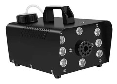 Dimmaskin, 12 LED, 220V, 500W, Trådlös, Fjärrkontroll, 0,3L, Svart