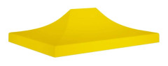 The Living Store Tak till partytält 4x3 m gul 270 g/m² - Tak till partytält & lusthus