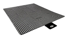NC2310 PICNIC MAT VIT-SVART 300x200 CM PE + ALU NILS CAMP