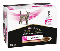 Cat food Purina Pro Plan Veterinary Diets UR St/Ox Urinary Fish 10 x 85 g