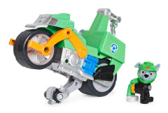 PAT PATROL - FORDON + AVTAGBAR FIGURIN ROCKY MOTO PUPS Paw Patrol - Eftermonteringsmotorcykel - 6060545 - Barnleksak 3 år och +