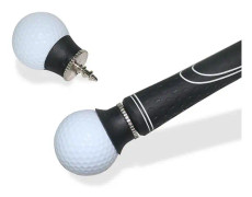 Golf Pickup Putter Grip Sugkopp Gummi Pickup Golf Träningshjälp Sugkopp Återställningsverktyg Minigolf Pickup Tool Golftillbehör (2 Pack - Svart)
