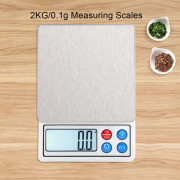 2KG/0,1g Portabel Mini Digital Våg Elektronisk Balans Hög