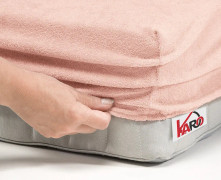 Frottélakan med resårband 80x160 lax 006 tjock 200g/m2 KARO