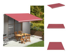 Markiser - Living Markisväv vinröd 5x3 m