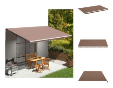 Markiser - Living Markisväv brun 6x3,5 m