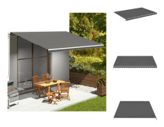 Markiser - Living Markisväv antracit 5x3,5 m