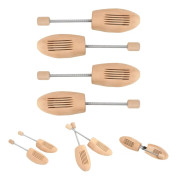 The Living Store Skoblock 2 par EU 39-42 massivt lotusträ - Skoblock