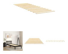 The Living Store Ribbotten 70x200 cm massiv furu - Sängar & sängramar