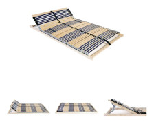 The Living Store Ribbotten med 42 ribbor 7 zoner 140x200 cm - Sängar & sängramar
