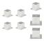 Staketstolpar - Living Stolpfot 4 st galvaniserad metall 141 mm
