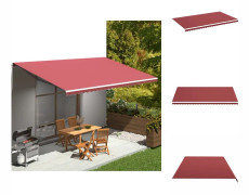 Markiser - Living Markisväv vinröd 6x3,5 m
