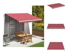 Markiser - Living Markisväv vinröd 4,5x3 m