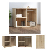 The Living Store Klädskåp sonoma ek 80x40x65 cm konstruerat trä - Förvaringsskåp & garderober