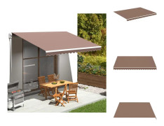 Markiser - Living Markisväv brun 4,5x3,5 m